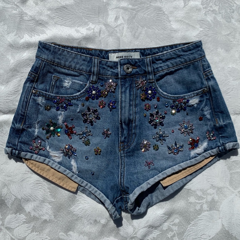 Miss Sixty embellished shorts